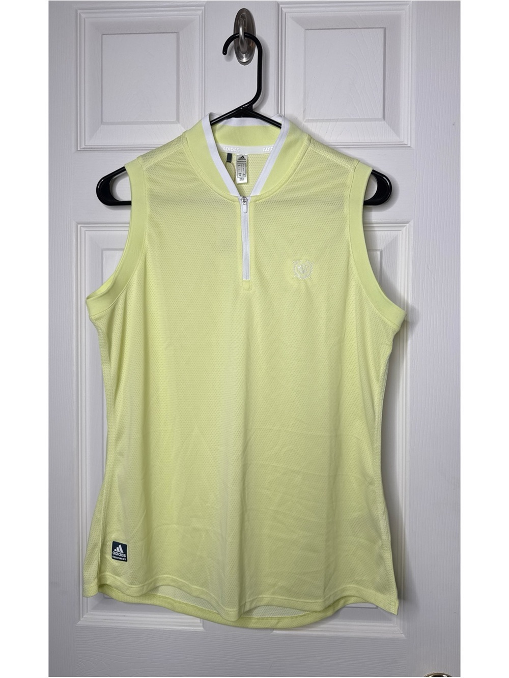Adidas Sleeveless Golf Shirt Size Large MGCC